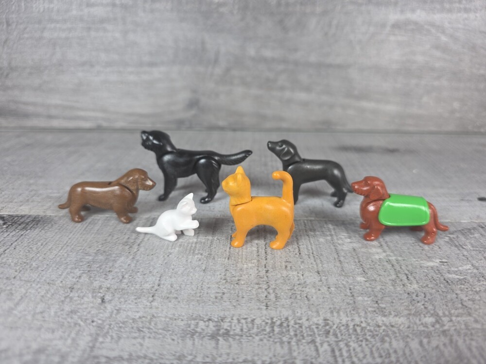 Playmobil Animal Lot Dog Cat Puppy Kitten Pet Zoo Farm Mansion g11